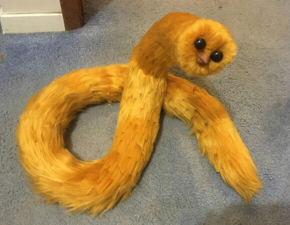 Progress pic of a plush Hooty (from The Owl House) Progress pic of a plush Hooty (from The Owl House)